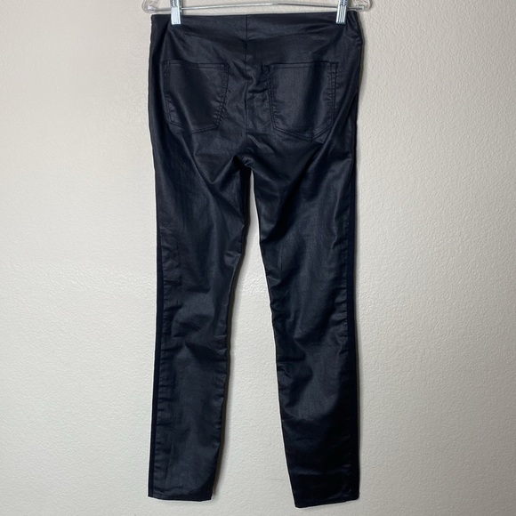 3X1 pants black coated wax skinny women’s 30 stretchy EUC Revolve - Picture 5 of 9